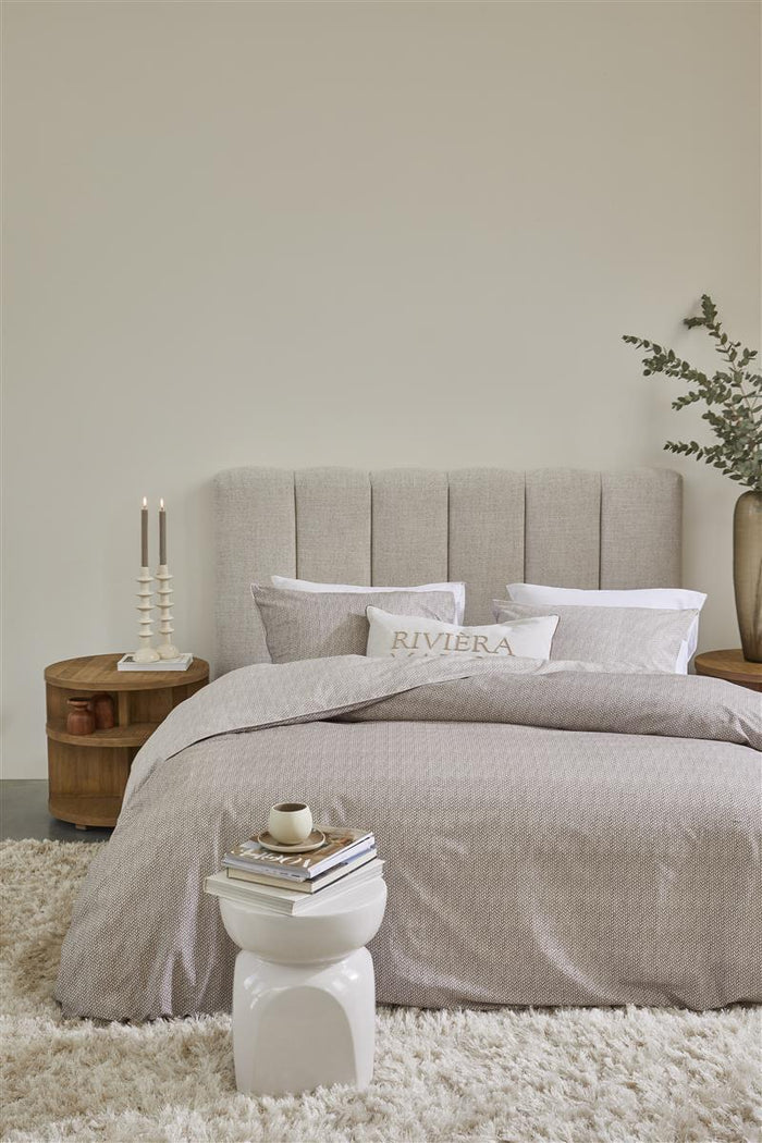 Riviera Maison Twisted dekbedovertrek - 260x200|220 - Zand