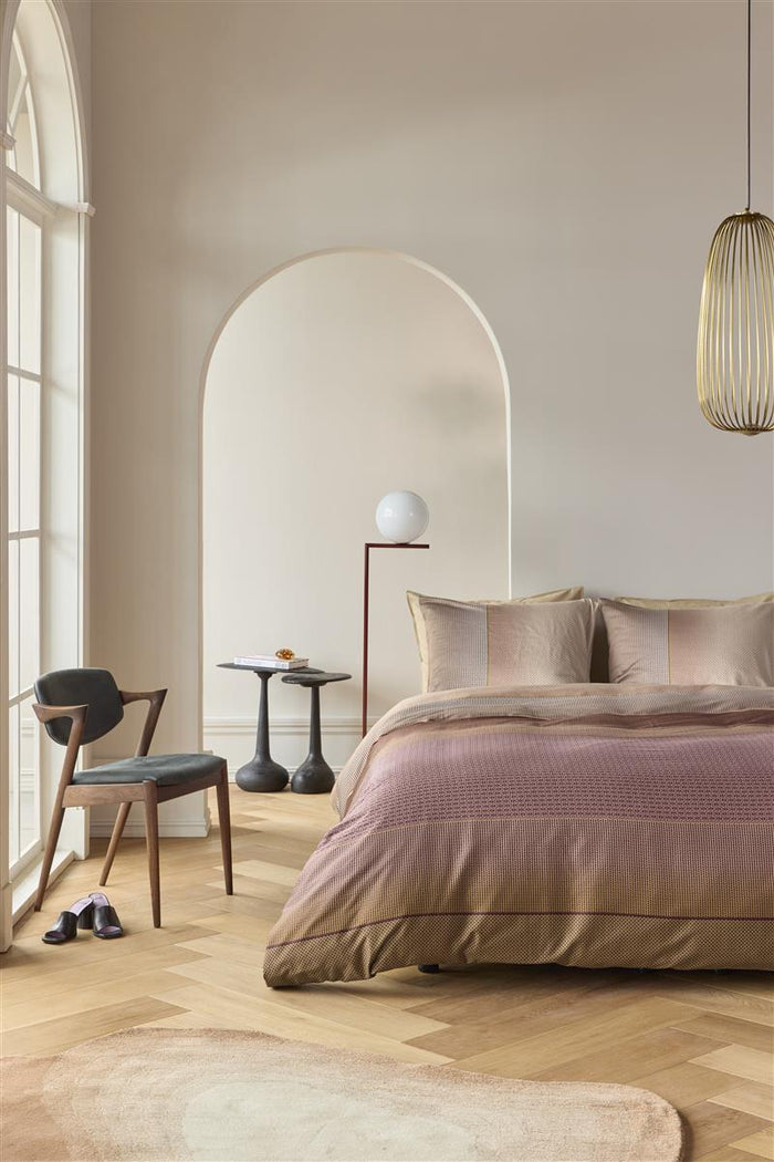 Kardol Mimic dekbedovertrek - 140x200|220 - Steenrood