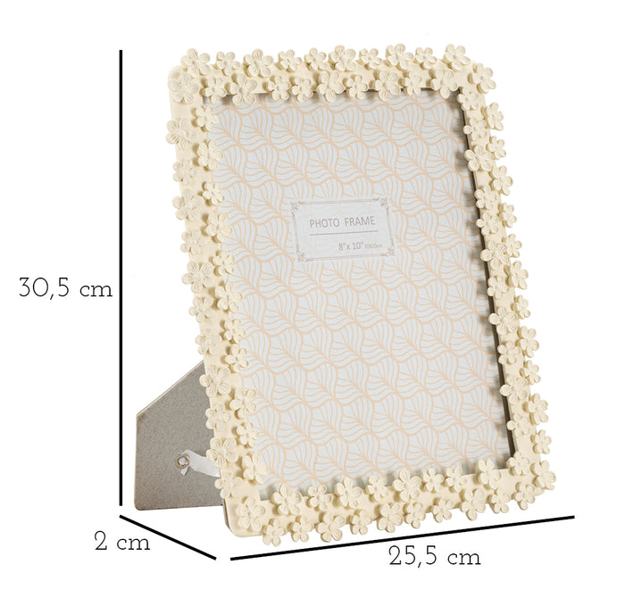 Filly - Beige fotolijst met bloemen