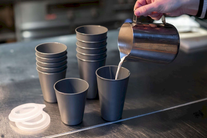 Koziol Bio-Circulair - Move Beker 400 ml Set van 12 Stuks