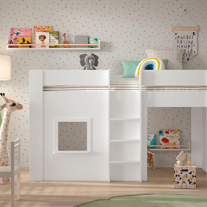 LUCEVI - Reno Halfhoogslaper 90x200cm - Wit