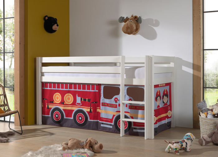 Vipack Pino Hoogslaper Brandweerwagen - wit