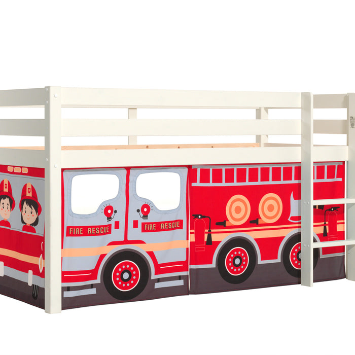 Vipack Pino Hoogslaper Brandweerwagen - wit