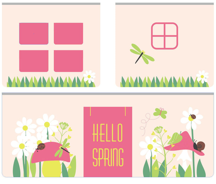 Vipack Pino Hoogslaper met Glijbaan en Tunnel Spring - naturel