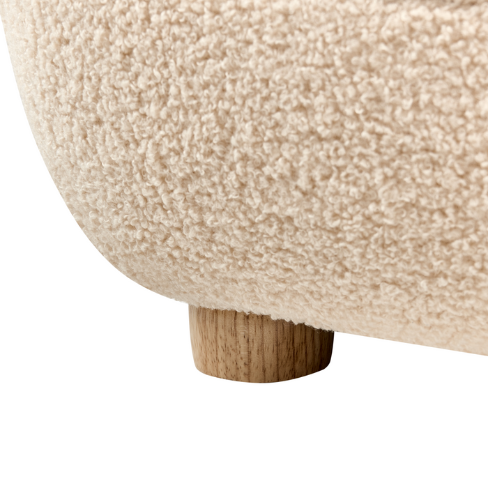 Beliani - HEM - Kinderfauteuil - Beige - Bouclé