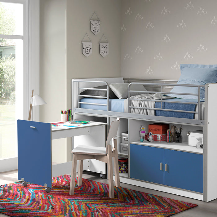 LUCEVI - Bonny 91 Halfhoogslaper 90x200cm - Blauw