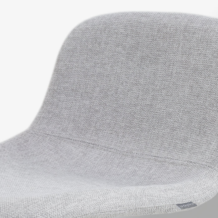 Nolon Nino-Mats Barkruk Lichtgrijs - Wit Onderstel - 65 cm