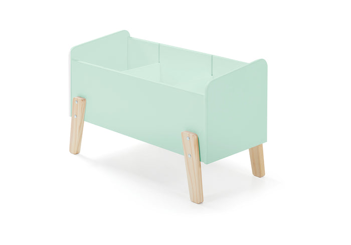 LUCEVI - Kiddy Speelkoffer - Speelgoedkist - Hout - Groen - 80x39x48cm