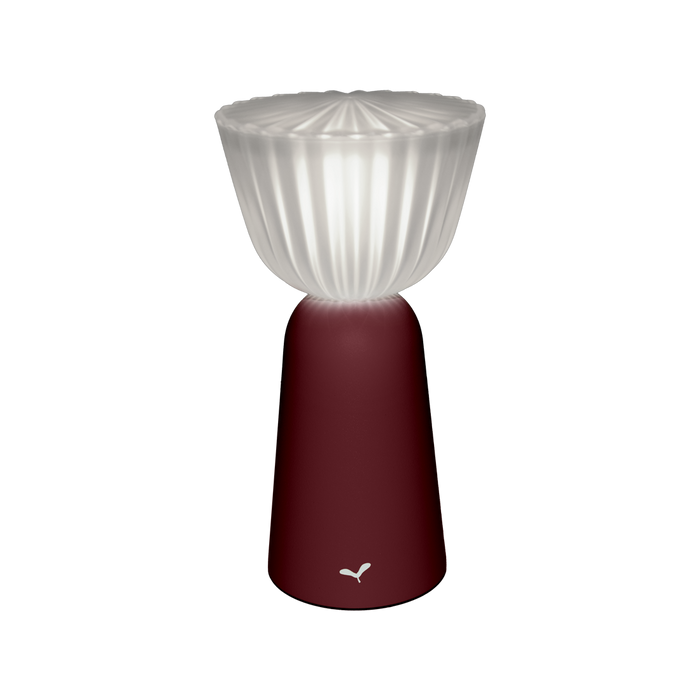 Fermob - Swiing - draadloze tafellamp - outdoor - H 20 cm - Cerise noire