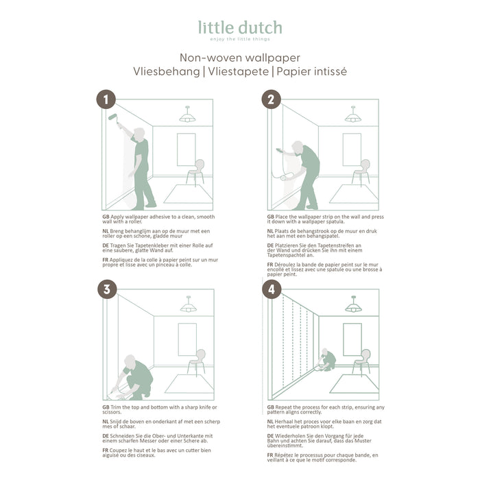 Little Dutch Fairy Wonders Behang Kinderkamer - Bloemen - 10mx52cm -