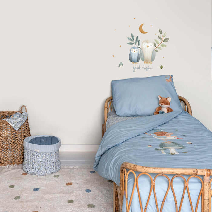 Little Dutch Forest Friends Muurstickers - 45x40cm - Uilen