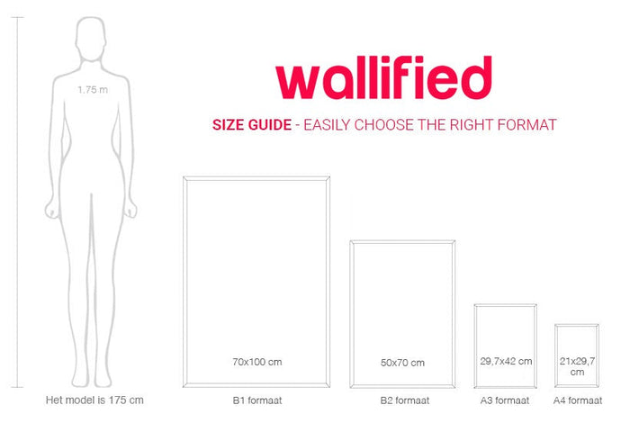 Wallified - Purple Daisy's Poster - Wallified - Kinderen - Poster -