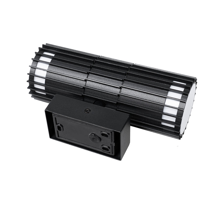 QAZQA Design buiten wandlamp zwart 2-lichts IP44 - Boris