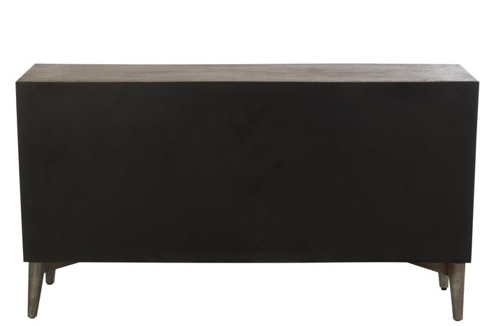 J-line - Buffet 4 Deuren Mangohout|mdf Bruin - 152x45x83cm