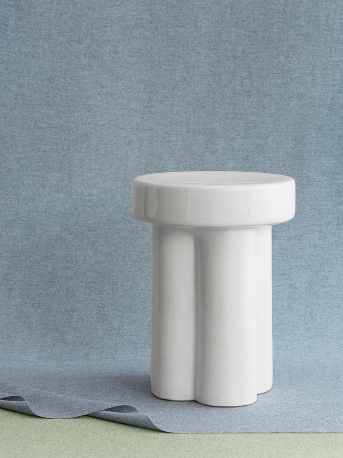 Toru Bijzettafel Elephant Skin Hoog | Grijs | Polystone