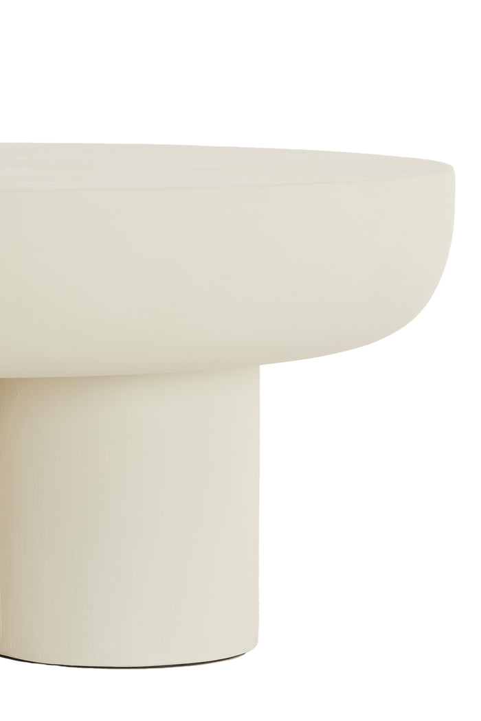 Light & Living - Salontafel MIZUHO - Ø70x35cm - Wit