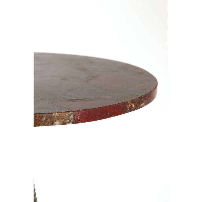 Light & Living - Bijzettafel BAHIA - Ø45x48cm - Rood