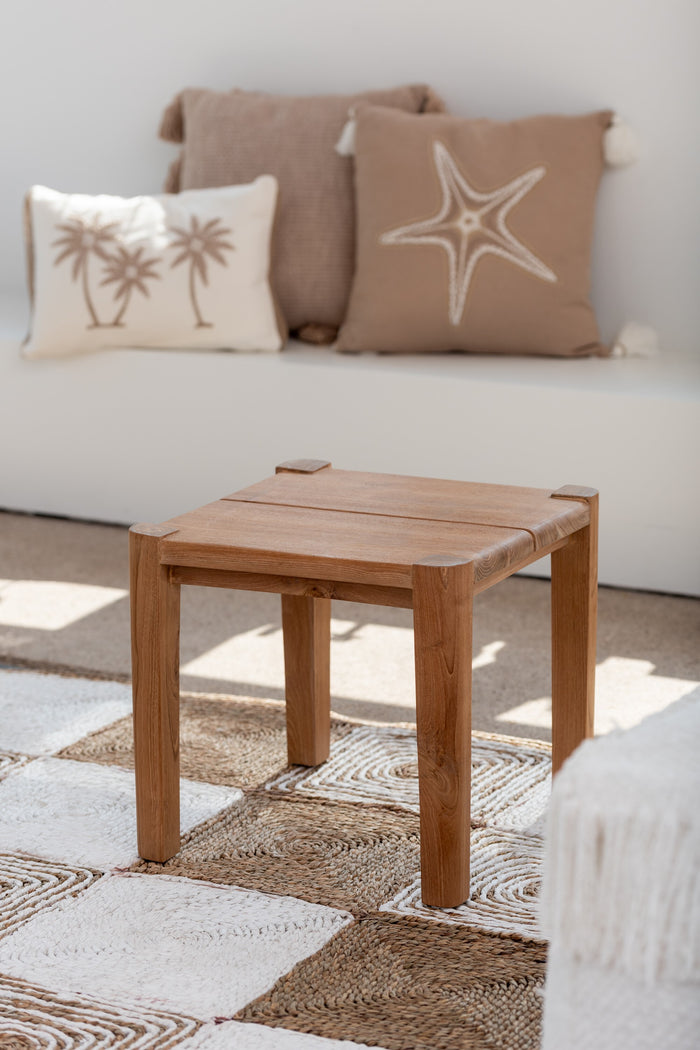 J-Line Bijzettafel Bruce Teak Naturel