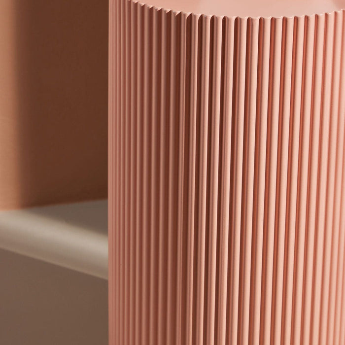 Nest living Asa Houten Bijzettafel Zacht Roze - Ø 31 cm