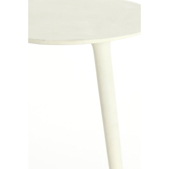 Light & Living - Bijzettafel LINOS - 53x30x48cm - Wit