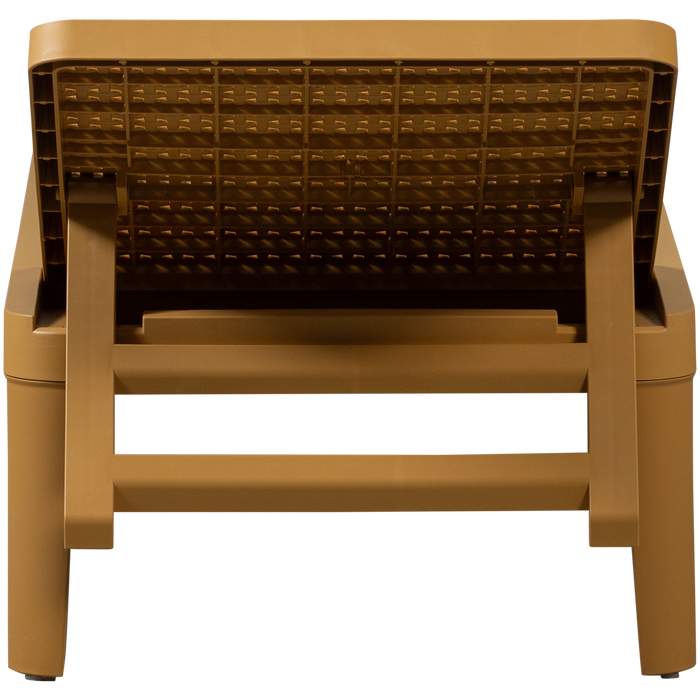 WOOOD Jinte Ligbed Tuin - Kunststof - Geel - 29x55x191