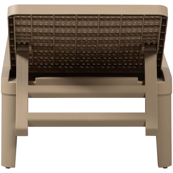 WOOOD Jinte Ligbed Tuin - Kunststof - Zand - 29x55x191