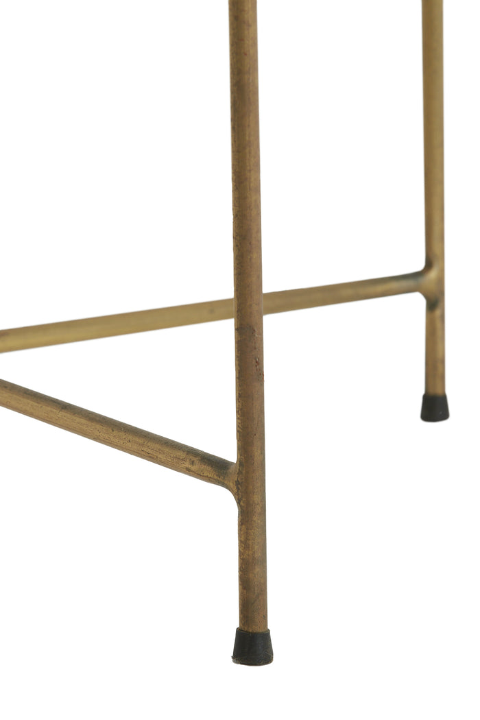 Light & Living - Bijzettafel JANELA - Ø40x45cm - Multicolor