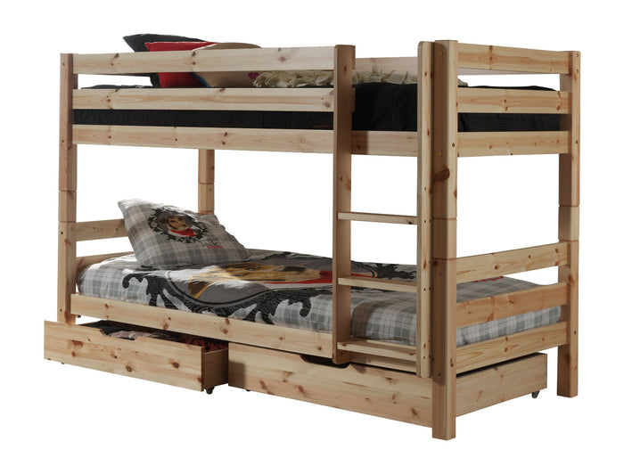 Vipack Pino Stapelbed met Lades - naturel