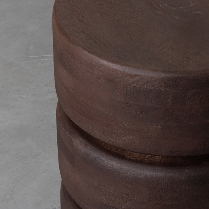 LABEL51 - Bijzettafel Milly - Espresso Mangohout