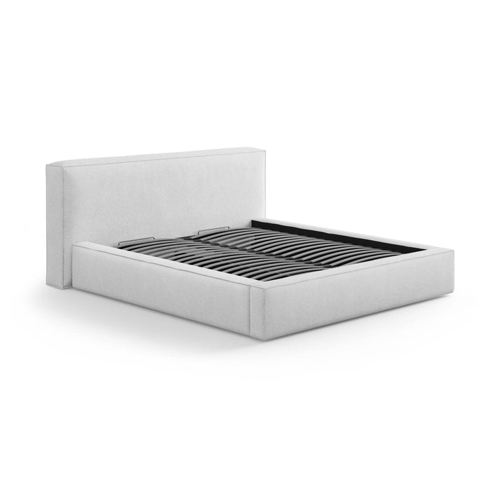 Micadoni Bedframe met opbergvak Simon 200x200 bouclé