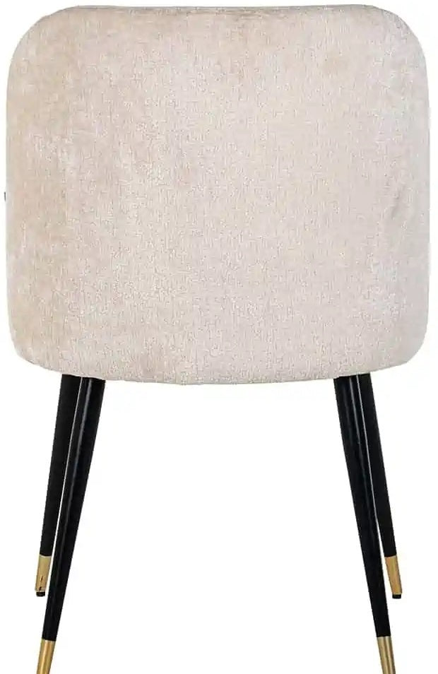 Richmond Interiors Alicia Eetkamerstoel Wit Chenille