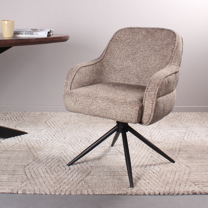 DS4U Loisa armstoel terugdraai - taupe