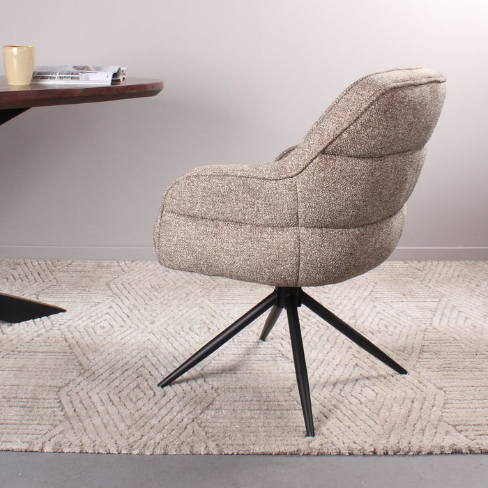 DS4U Loisa armstoel terugdraai - taupe