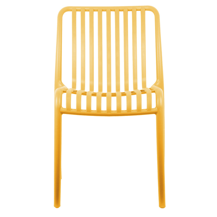 Leitmotiv - Eetkamerstoel Glee - Heldergeel