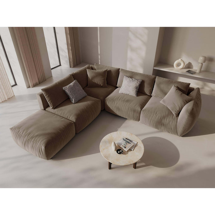 Micadoni Hoekbank Christ 4-zits links velvet