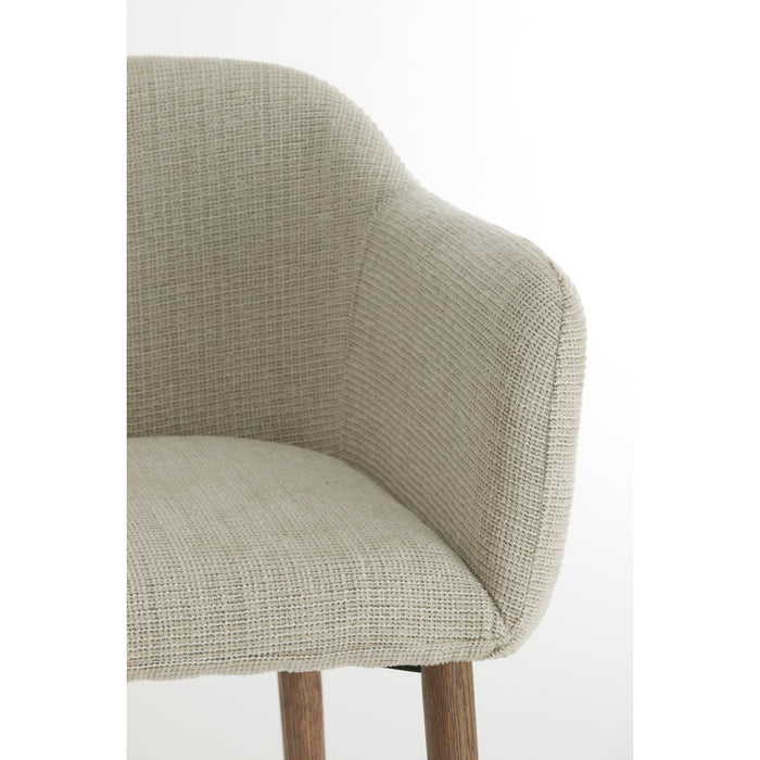 Light & Living - Eetkamerstoel BLAINE - Wit - Set van 2