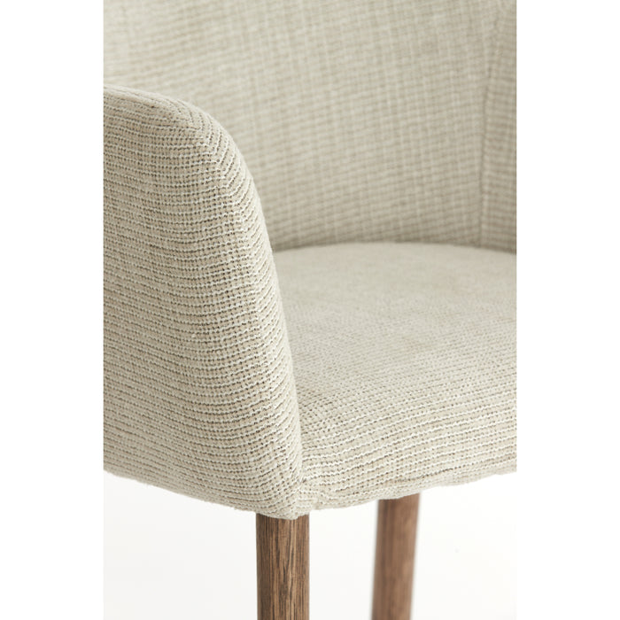 Light & Living - Eetkamerstoel BLAINE - Wit - Set van 2