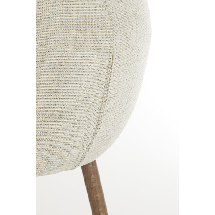 Light & Living - Eetkamerstoel BLAINE - Wit - Set van 2