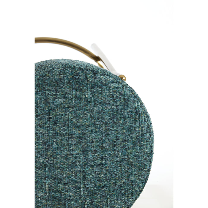 Light & Living Light&living Barkruk Ø41x67 cm LOKVA emerald-groen+goud