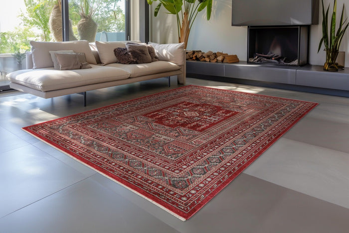 Lalee Dakar 160 x 230 cm Vloerkleed Rood 703