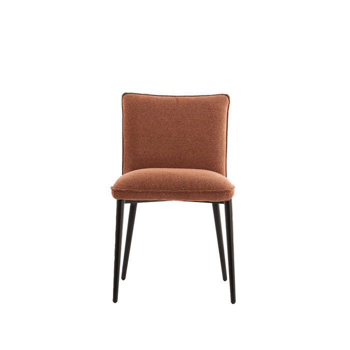 Light&living Eetkamerstoel 58x47x80 cm VADENI terra+zwart