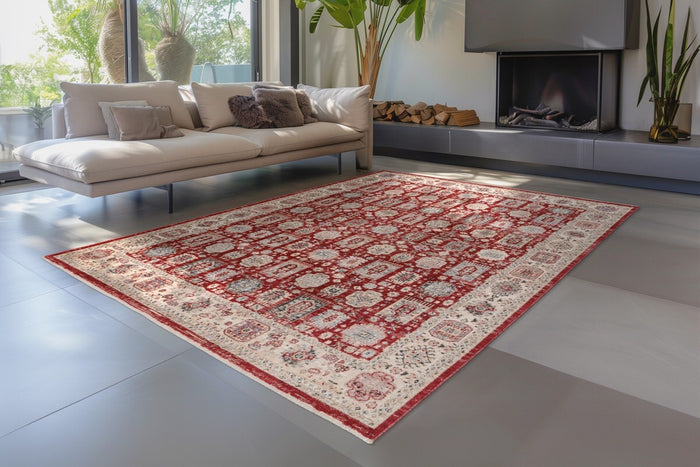 Lalee Dakar 200 x 290 cm Vloerkleed Rood 702