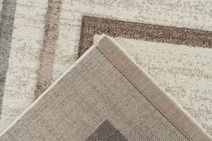 Lalee Trendy Carving 200 x 290 cm Vloerkleed Beige | Zilver