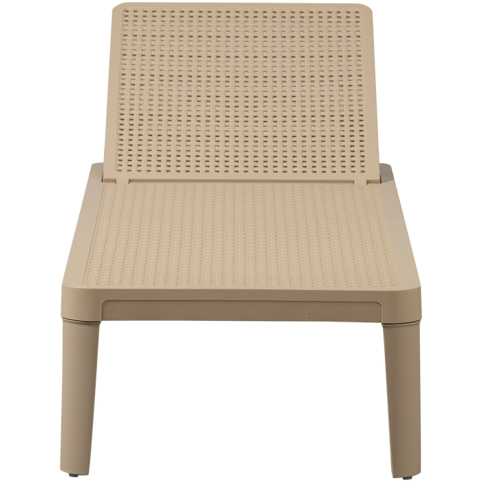 WOOOD Jinte Ligbed Tuin - Kunststof - Zand - 29x55x191