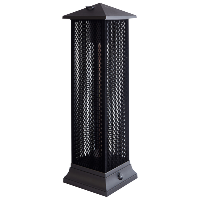 Beliani - TUNUPA - Terrasverwarmer - Zwart - Staal