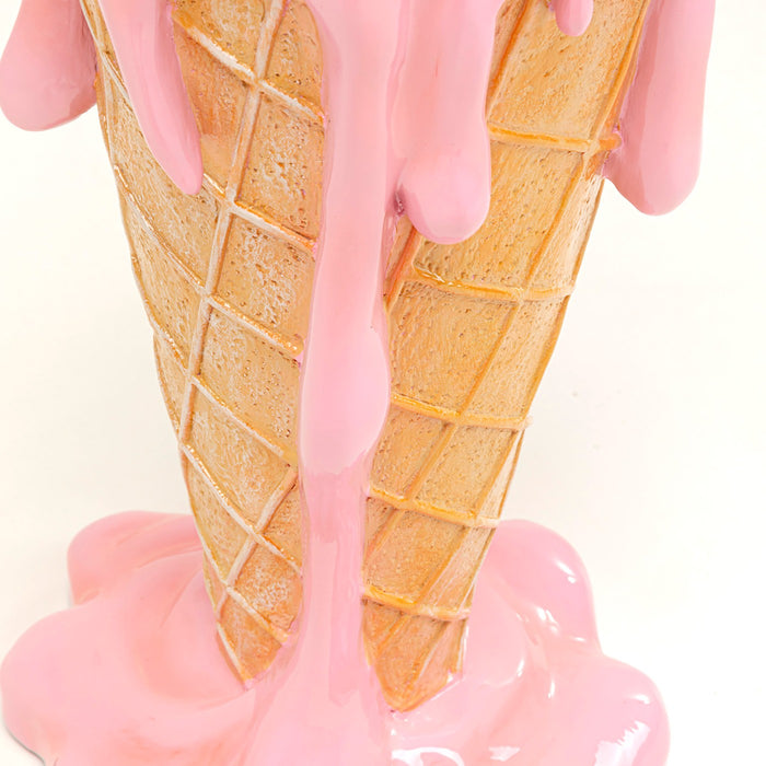 Bijzettafel ijs roze Ø48cm Kare Design