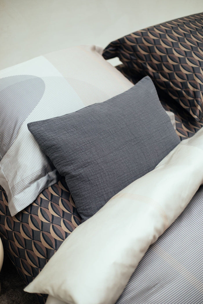 Dekbedovertrek Bouncing Off | 140 x 200|220 cm | Zwart | Bruin