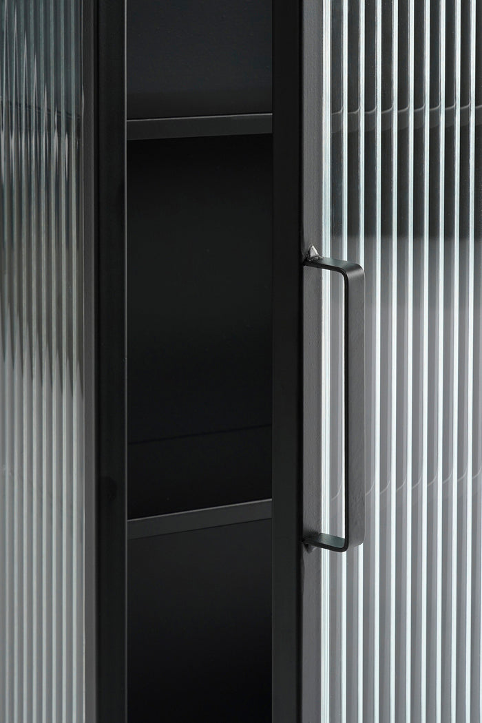 Mica Decorations Clifton Wandkast - Metaal - Zwart