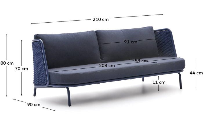 Tuinbank Sedalis, 3 zits bank