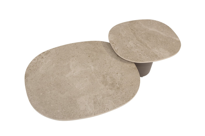 4 Seasons Salontafel Sofie Keramiek 70x80 cm. - zand|terre